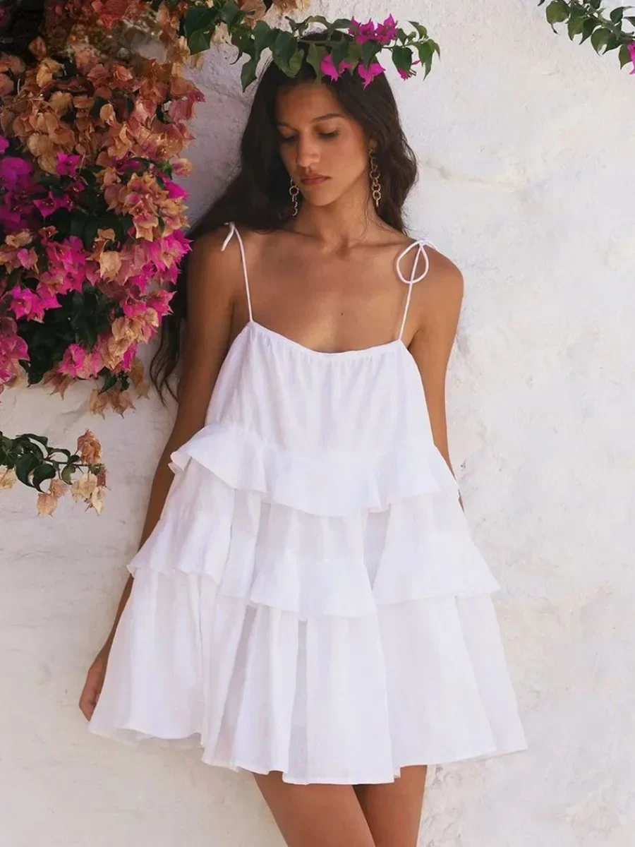 Wolfeel Sexy Loose White...