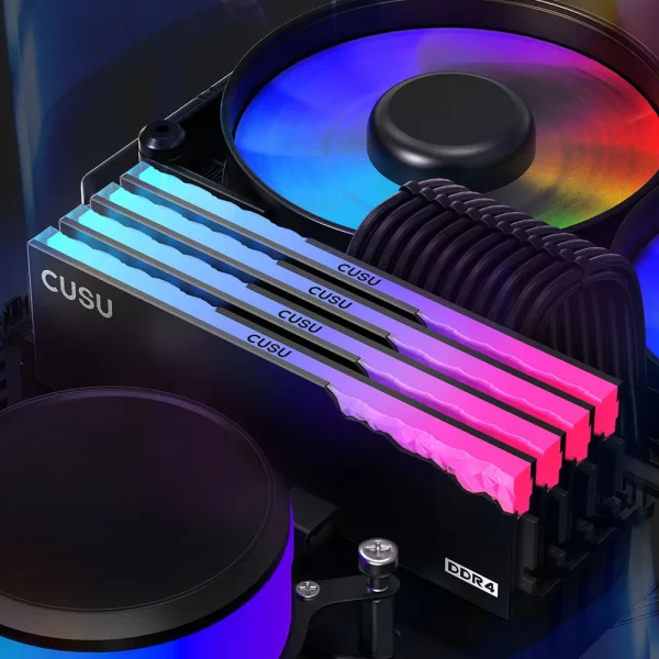 CUSU Memoria Ram DDR4 16gb 3200gb 3600mhz Rgb DDR4 8gb 288pin UDIMM Ram Memory Dual Channel for diy gaming computer