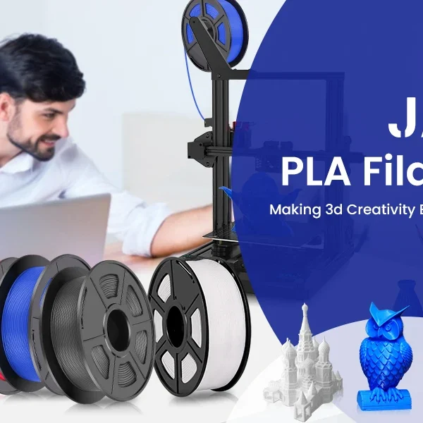 Second image of JAYO 3D PETG/PLA/PLA PLUS Printer Transparante Filament 1.75mm Transparency Series & No Bubble non-toxic 3D Printing Materials