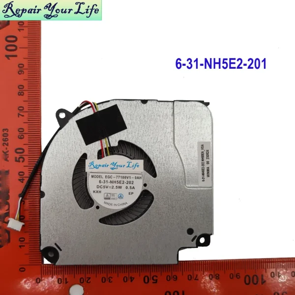 CPU GPU Cooling Fan For Gigabyte G7 MD G7 GD G5 GD G5 MD G7MD G7GD G5GD Gamer Laptop Cooler Radiator DC5V Fans 6-31-NH5E2-202