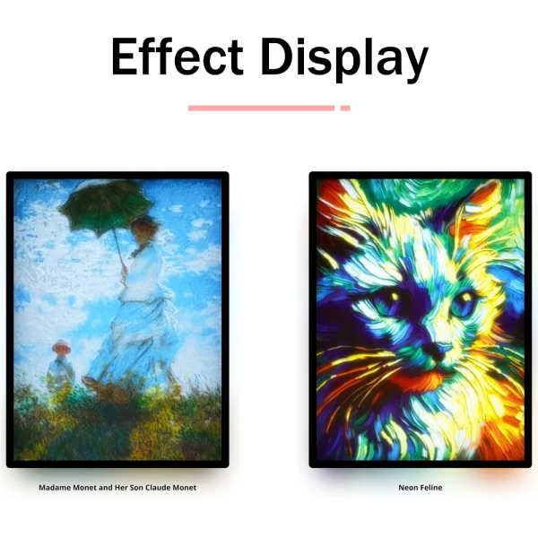 Second image of KC010 Lithophane CMYK PLAFilament 3D FDM Printer Filament for 3d print photos photo frame Back Light Plate 1.75mm pla Lithophane