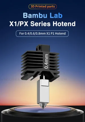 Hotend For Bambu Lab p1p X1C P1S X1 P1P Upgrade Hot end Print Head 3D printing parts For bambulab Hardened steel Nozzle