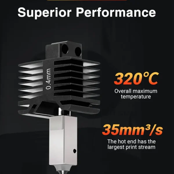 Second image of Hotend For Bambu Lab p1p X1C P1S X1 P1P Upgrade Hot end Print Head 3D printing parts For bambulab Hardened steel Nozzle