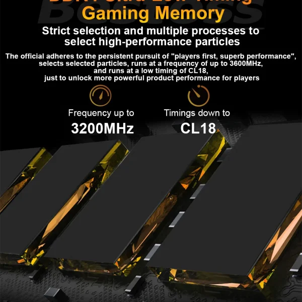 Second image of Bestoss Memory Ram ddr4 8GB16GB 32GB XMP 2.0 3200mhz 288pin 1.2V U-DIMM RGB Memoria for Diy Gaming Computer