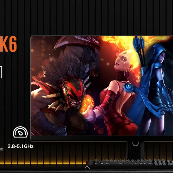 Second image of GMKtec K6 Mini PC AMD R7-7840HS 8C/16T 16GB DDR5 512GB PCIe 4.0 SSD Mini Desktop Computer Window 11 Pro WiFi 6E/BT5.2 Type-C