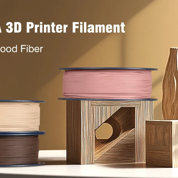 Second image of SUNLU 2KG Multiple Wood Filament Wood Texture PLA 3D Printer Filament 1.75MM 1kg/Spool Filament Fit Most FDM 3D Printers