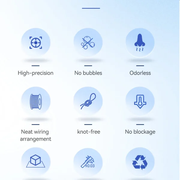 Second image of KINGROON 22LBS PETG or PLA filament 3D Printer Filament 10 Rolls 1KG 1.75MM Eco-Friendly Good Toughness Mix Color Free Shipping