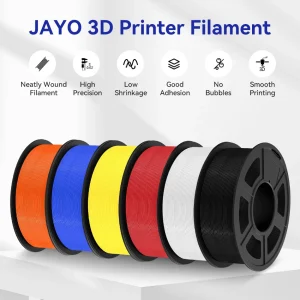 JAYO 3D PLA Matte Printer Filament 1.75mm 1100G Neatly Wound PLA Filament with Matte Finish Print with 99% FDM 3D Printer