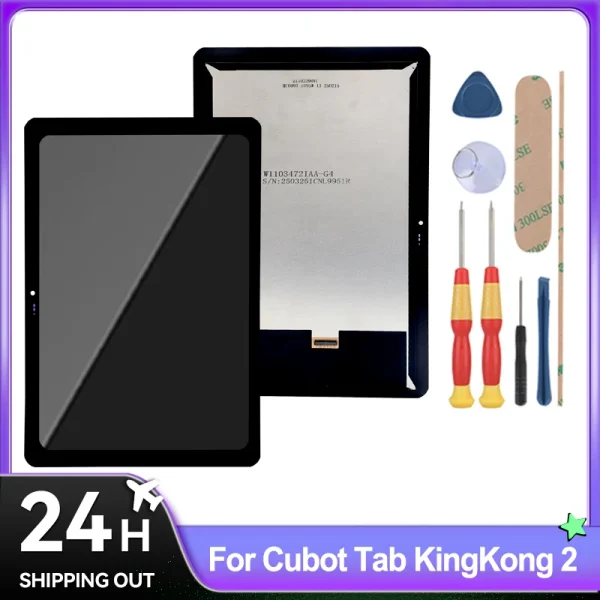 For CUBOT TAB KINGKONG 2 LCD Display + Touch Screen Full Assembly Tablet PC Replacement Parts With Tools