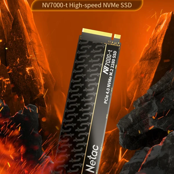 Netac M.2 SSD 1TB 2TB 4TB M.2 NVMe PCIe4.0 7400MB/s SSD Internal Solid State Drive for PS5 Diy Gaming Computer