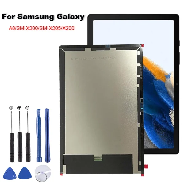 Ori For Samsung Galaxy Tab A8 10.5 2021 SM-X200 X205 X205C LCD Display Touch Screen Digitizer Glass Assembly Replacement Parts