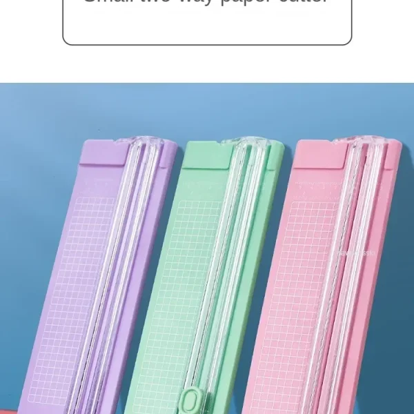 Plastic Base Paper Trimmer Portable A4 Paper Cutting Machine Photo Cutter Scrapbook Blade Home Office Art Crafts Tools