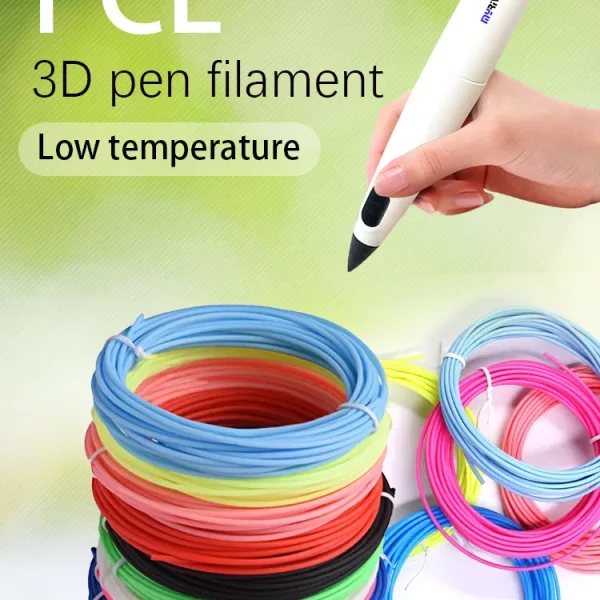 PCL low-temperature 3D printing pen special filament, diameter 1.75 mm, 10, 20,30 colors do not repeat. Low temperature safe