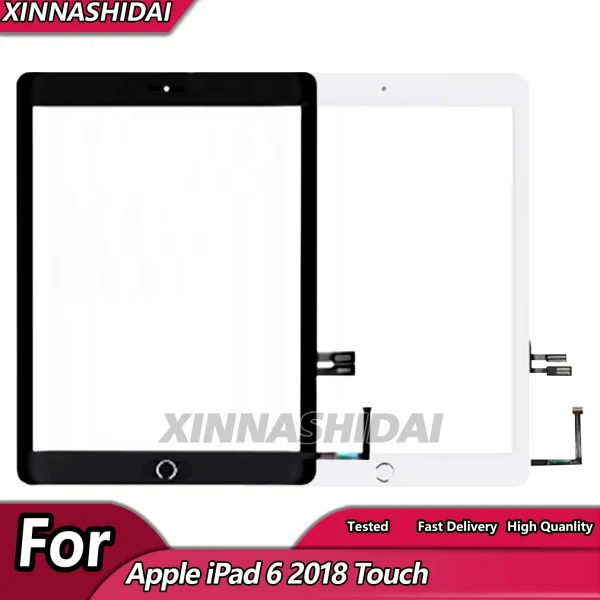 For iPad 6 6th Gen 2018 A1893 A1954 touch Screen Panel Digitizer Front Glass Replacement parts