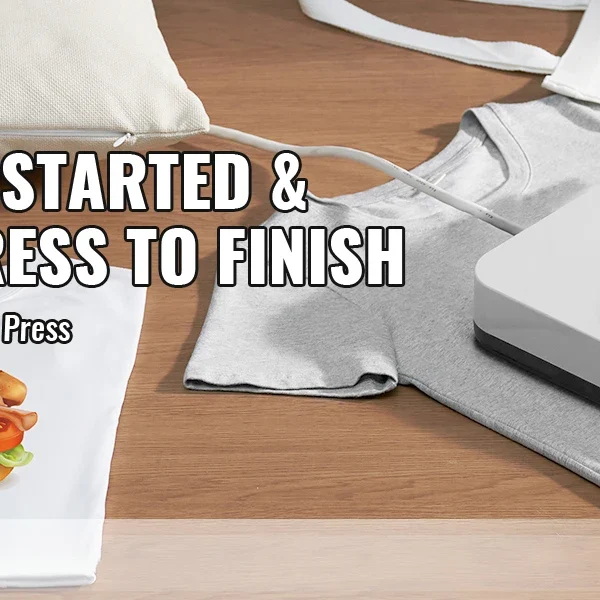 Second image of SucceBuy 9x9/12x10 in Portable Heat Press Machine DIY Shirt Printing Multifunctional Sublimation Transfer HTV Vinyl T-shirt Bag