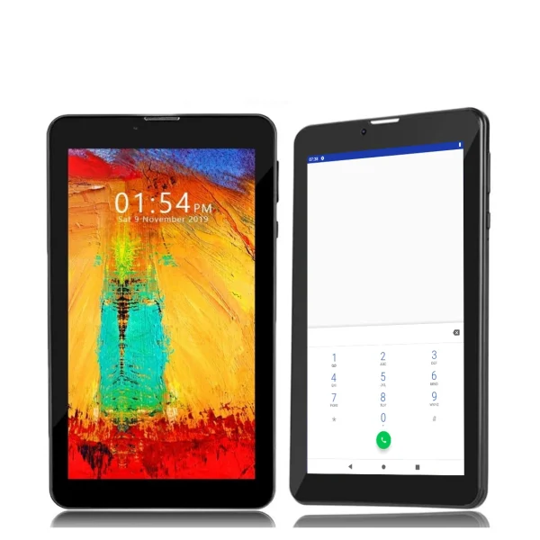 Android 11 3G Phone Tablets 7 INCH SC7731 Quad-Core DDR 1GB ROM 16GB ROM 1024 x 600 IPS Support GPS Dual Camera 2* SIM Card