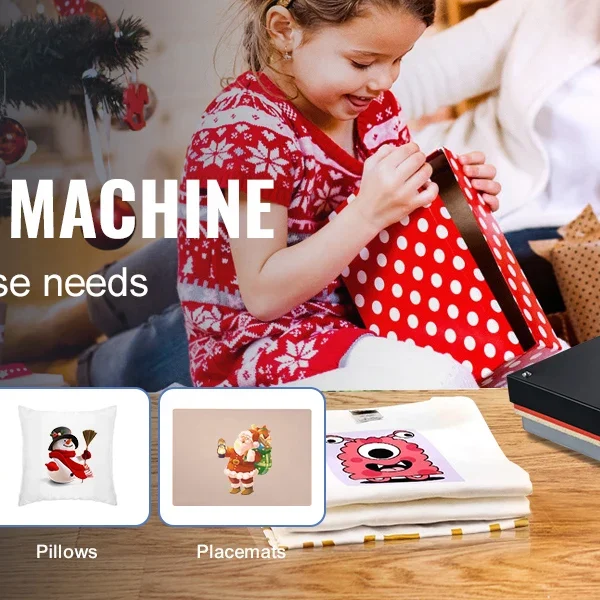 Second image of SucceBuy Heat Press Machine 15" x 15" /16" x 20" /16" x 24" Sublimation Printer Manual Clamshell Transfer on DIY T-shirt Pillow