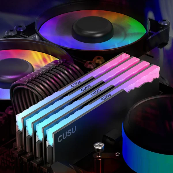 Second image of CUSU Memoria Ram DDR4 16gb 3200gb 3600mhz Rgb DDR4 8gb 288pin UDIMM Ram Memory Dual Channel for diy gaming computer