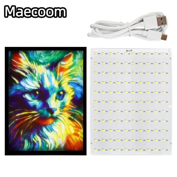 Second image of Bambu Lab CMYK LED Backlight Board Bambu Lab PLA CMYK Lithophane Bundle 3D Print Lithophane Photo