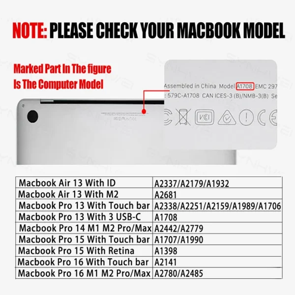 Screen Protector for MacBook HD Soft Film for Air 13 Inch M1 M2 Pro 11 13 14 15 16 Inch Clear Laptop Soft Film