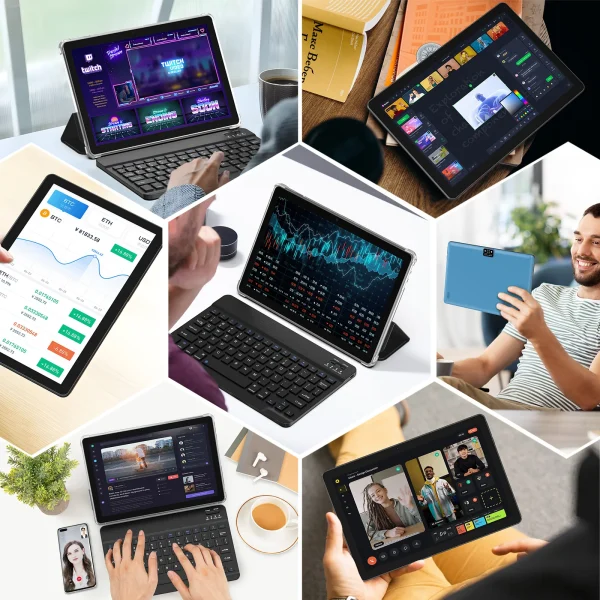 10-inch Android 13 tablet, quad-core processor, 7GB (3G+4G memory expansion) RAM+64GB ROM, dual cameras, WiFi, Bluetooth