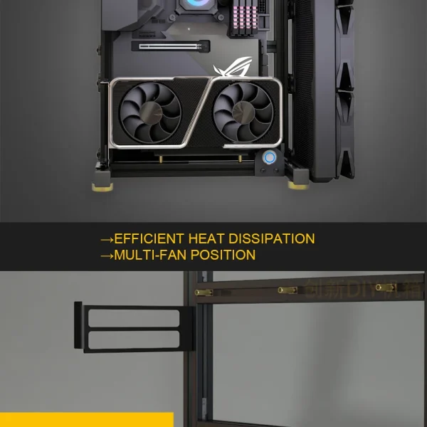 Second image of MOD ATX Open PC Case Frame For ITX MATX EATX Gamers Cabinet Aluminum Creative DIY Desktop Computer Chassis Tower Gaming
