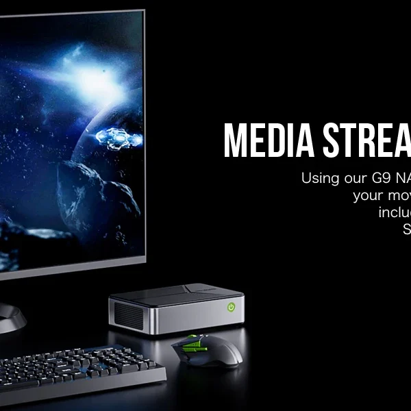 Second image of GMKtec Nucbox G9 MINI NAS New Mold Intel N150 MINI PC Windows 11 Pro LPDDR5 M.2 2280 SSD WIFI6 BT5.2 Dual Triple Screen