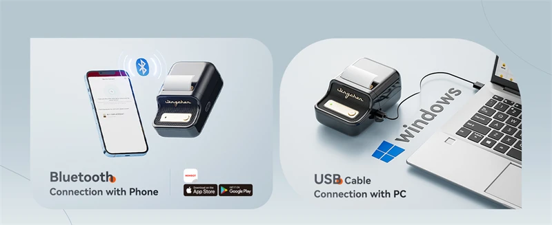 Second image of NiiMbot B21 B21 PRO Bluetooth Adhesive Label Printers Mini Thermal Printer Wireless Barcode Label Maker for Office Clothing