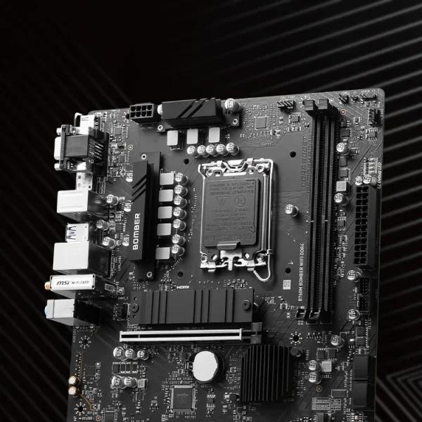 MSI B760M BOMBER WIFI DDR4 MotherBoard 64GB LGA 1700 Motherboard M.2 Gen4×4 PCIe 4.0 Diy Gaming Computer Gaming placa
