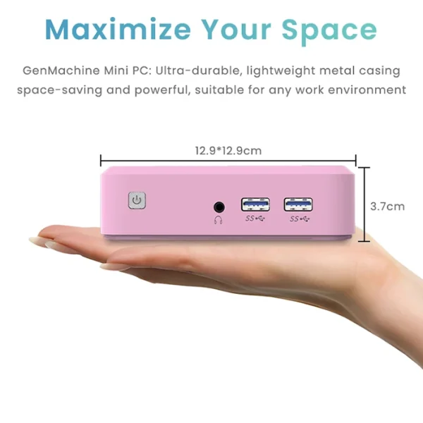 Second image of GenMachine Mini PC AMD Ryzen 5 2500U 2700U 3550H 3750H Ryzen DDR4 1RAM ROM WIFI5 AMD Pc Gamer Diy Gaming Computer